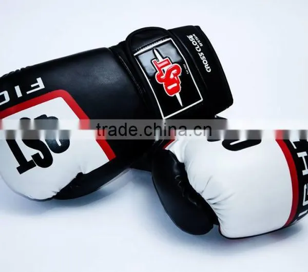 Special Muay Thai MMA Boxing Gloves White Training Sparring Gloves 8- 16 oz photo-4