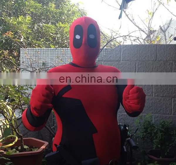 Unisex Jumpsuit Spandex Cosplay Deadpool Costume photo-6