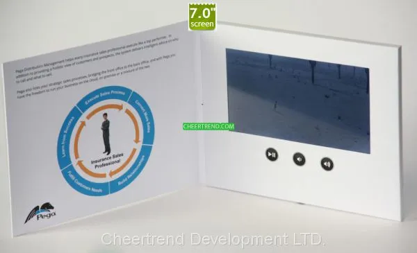 Video Business Card / LCD Video Brochure Card / Video Player Brochure for Marketing photo-4