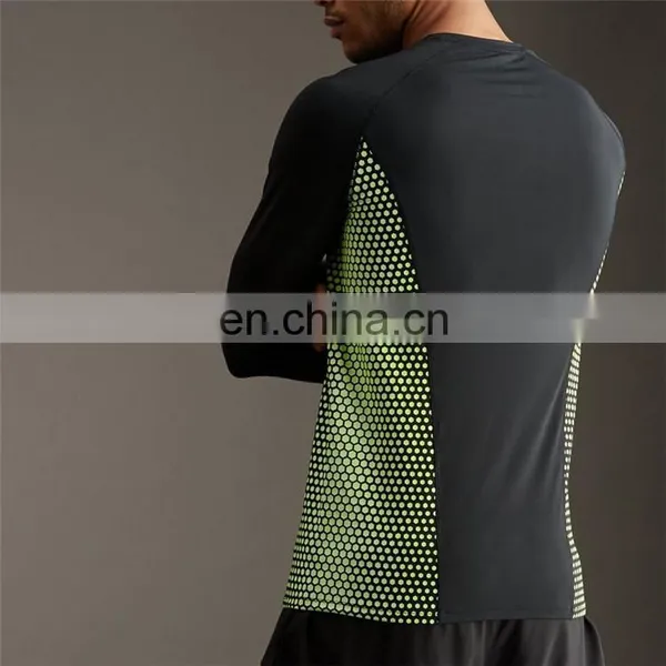 Green Dotted Long Sleeved T Shirt Custom photo-2