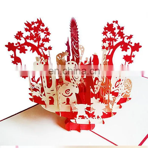 Happy Birthday Greeting Card 3d Pop up Greeting Card photo-2