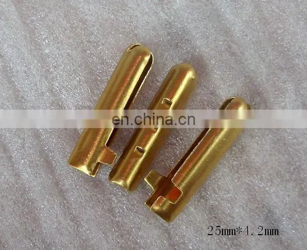 Brass Shoelace U Shape Aglet Metal Tip for Shoelace photo-4