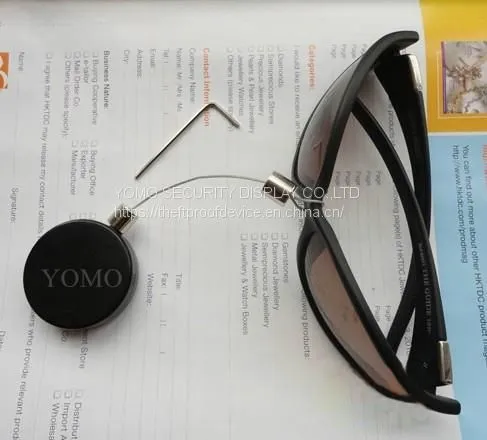 Round Anti-Theft Display Retractors With Loop Cable End photo-3