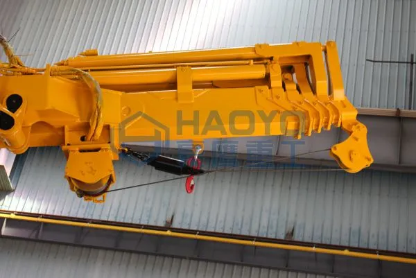 Marine Service Small Work Boat Marine Crane For Sale photo-2