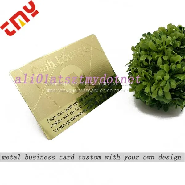 Custom Printing Machines Business Card,Cheap Metal Gold Plated Gold Edge Business Cards photo-4
