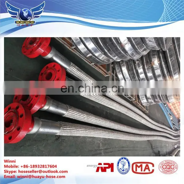 High Pressure Wire Spiral Oil Resistance Flexible API Choke Kill Hose photo-3