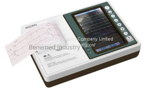 Portable Digital Medical Electrocardiograph 3 Channel ECG Machine photo-2