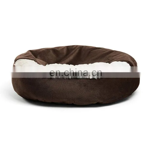 Luxury Dog and Cat Bed With Blanket for Warmth and Security Washable Dog Sleeping Bag photo-3