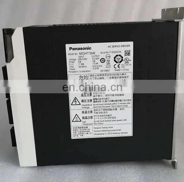 Original 2.5kw Panasonic Servo Motor and Drive MEDHT7364E For Molding Machine photo-3