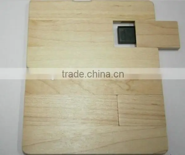 Wholesale Eco-friendly Antivirus Wooden Credit Card Usb, Wooden Credit Card Usb Flash Drive photo-4