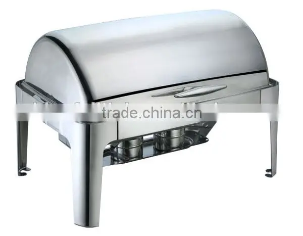 Factory Price Roll Top Stainless Steel Buffet Chafing Dish for Hotel photo-2