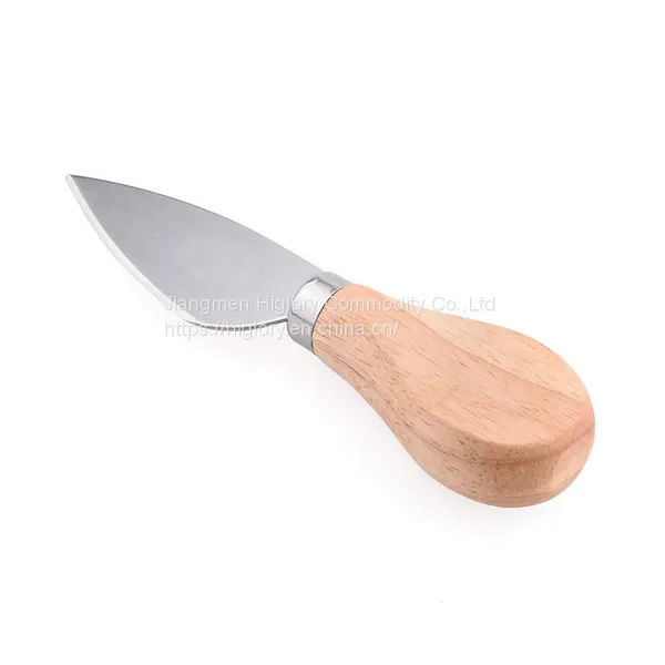 4 Piece Cheese Knife Set With Wooden Handle Kitchen Cheese Tools Dessert Pizza Slicer Cheese Cutter photo-4