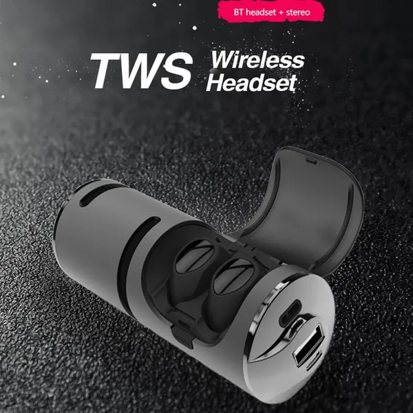 2020 Bulk Earbuds Mini Earphones HD Stereo Magnetic Wireless Earbuds With Charging Case for Smartphones photo-5