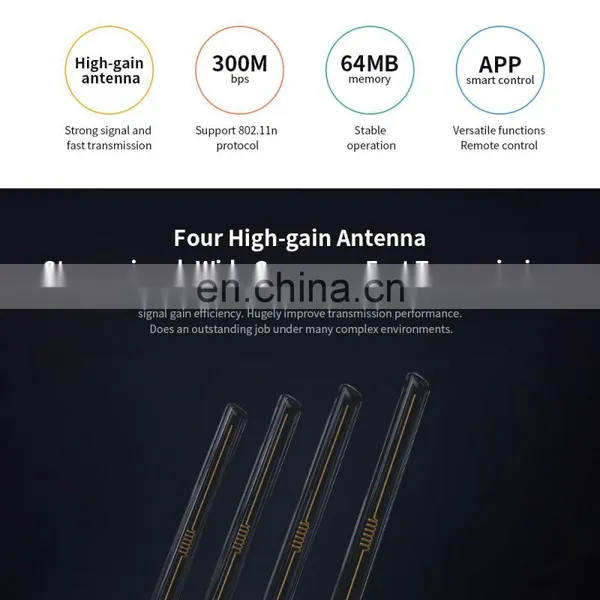 Original Xiaomi Mi WIFI Router 4C 64 RAM 300Mbps 4 Antennas Band Wireless Routers With APP Control photo-4