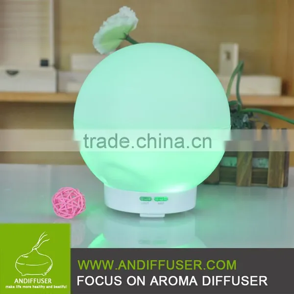 Wholesale Special Design 400ml Green Round Electric Aromatherapy Air Diffuser Machines photo-4