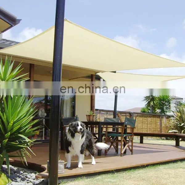 Waterproof Rectangle Sun Shade Sail Canopy Awning Shelter Fabric Canvas photo-3