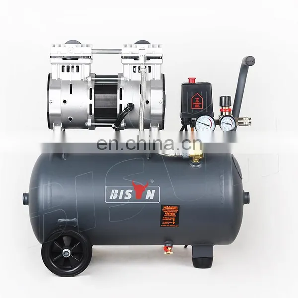 Bison Compressor De Aire Made In China 1500 Watt Portable Oilless Piston Rings Compressor