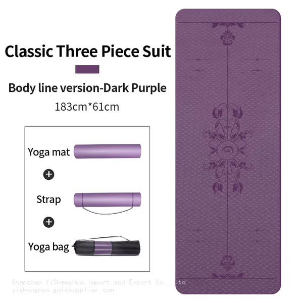 High Quality Eco-Friendly Custom Print Double Layer Yoga Mat photo-5