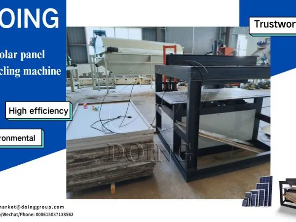 Efficient PV Panels Recycling Machine for Solar Waste Management photo-3