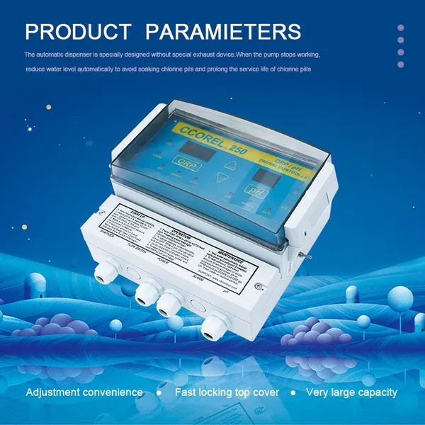 Automatic Pool Monitoring System & Water Testing Controller pH & Chlorine Detector Pool Tools & Accessories photo-4