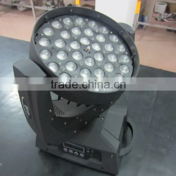 36*10W RGBW 4 in 1 Led Zoom Moving Head Wash Light Professional Stage Light photo-3