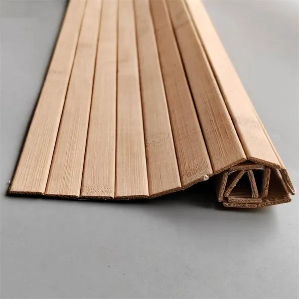 Natural Bamboo Roll With Carbonization Treatment, Painting Coat, Dull Finish for Construction Industry Decoration