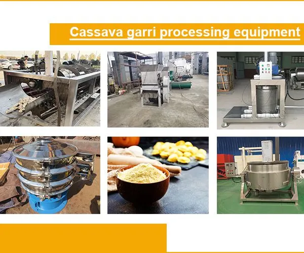High Cost-Effective Cassava Garri Processing Machine Cassava Peeling Machine Grinder Pressing Machine Garri Fryer Garry Processing Plant photo-5