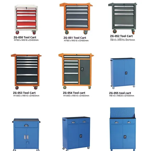 ZG-051 Industrial Steel Tool Cabinet on Wheels With Adjustable Shelves| Convenient, Multi-Functional Tool Storage for Garage photo-3