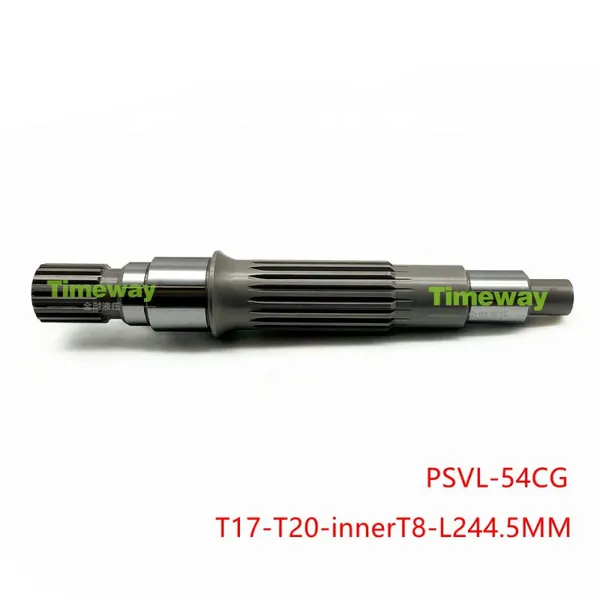 Drive Shaft T17-T20-innerT8-L244.5MM PSVL-54CG Pump Spare Parts for Repair KAYABA Excavator Main Pump photo-4