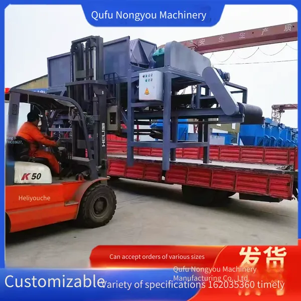 rolling stone machine building block batch grinding machine, large hexagonal drum polishing machine, fire - burned iron rust removal and degreasing grinding machine