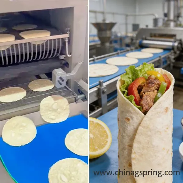 Most Popular Flour Tortilla Machine PLC Control High Capacity for Industrial Flatbread Processing