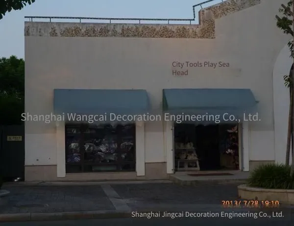 Supply of Sunshades, Retractable Awnings, Fixed Sunshades, French-style Canopies, and Aluminum Alloy Canopies for Nanshan Hugo Villa in Shanghai photo-2