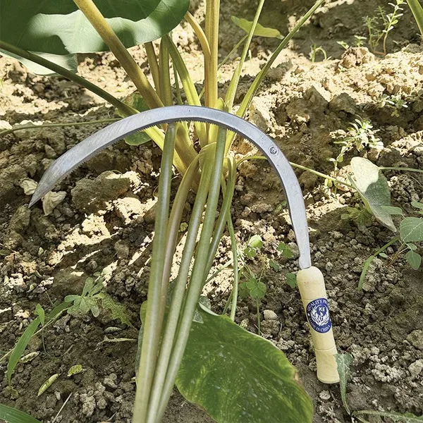 Pruning Sickle Garden Sickle Sickle Tool With Curved Sharp Blade for Branch Trimming Weed Cutting and Farm Work photo-2
