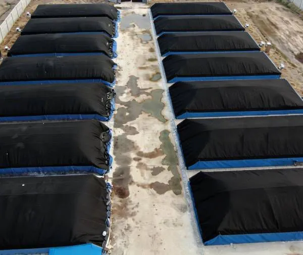 Ncs Nano Membrane Composter for Chicken, Cow and Pig Manure, Odorless Fermentation Organic Fertilizer Composting Bin, Airflow Membrane photo-2