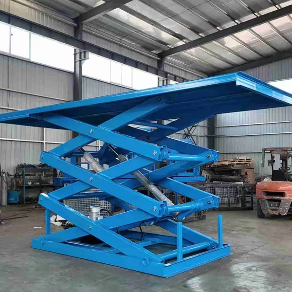 Hydraulic Fixed Scissor Lift Platform for Vertical Transportation of Goods in Warehouses and Workshops