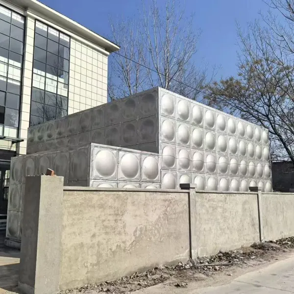 Tanque de agua tipo panel de acero esmaltado porcelánico al por mayor para sistema de agua caliente escolar