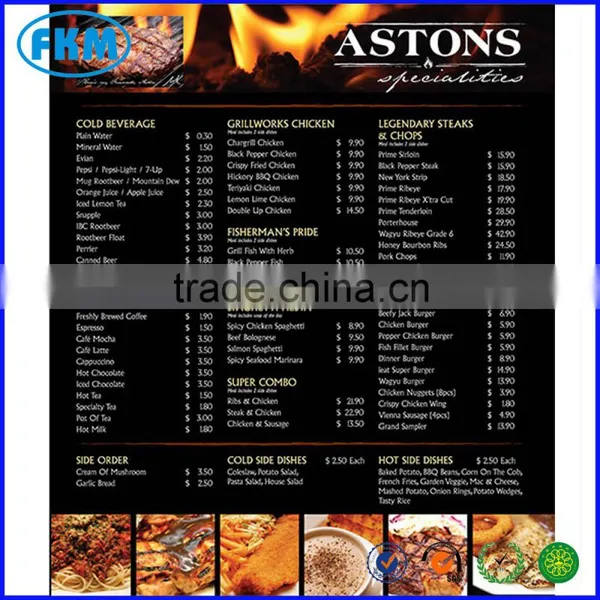 Menu Printing Companies photo-2