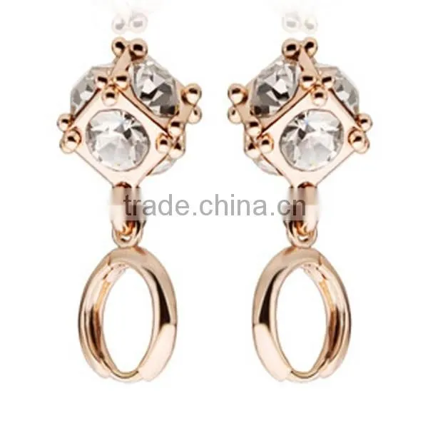 Latest Design Diamond Earring Fashion Luxury Women Jewelry photo-3