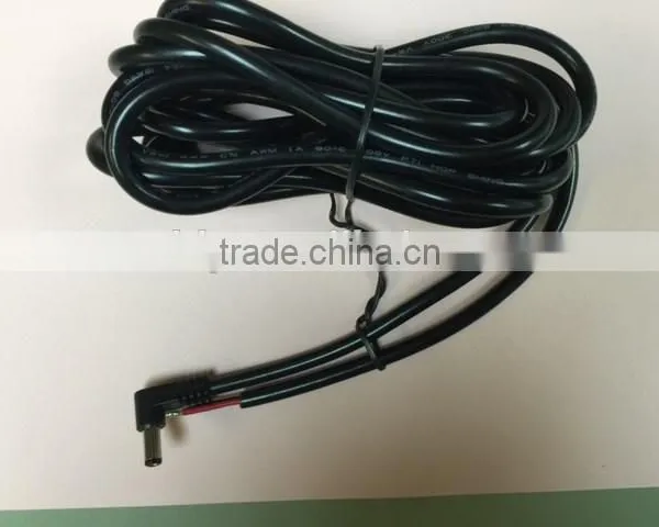 NEW Male to Female GenderDC Plug With UL 2464 18AWG +DC5.5x2.5 mm Right Plug + 3700mm +5mm Tinned photo-2