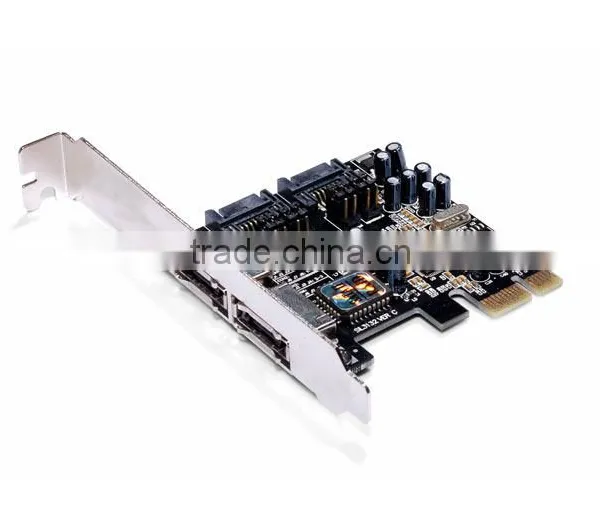 PCI-E Express eSATA SATA II RAID to PCI-E PCI Express Card Adapter Converter raid 0 raid 1 sil3132