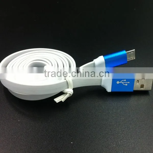 Colorful Metal USB Charger Cable Micro USB Data Cable photo-5