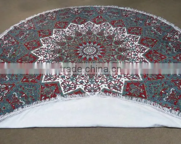 Yoga Mat Circle Roundie Mandala Tapestry Wall Hanging Throw Picnic Blanket photo-3