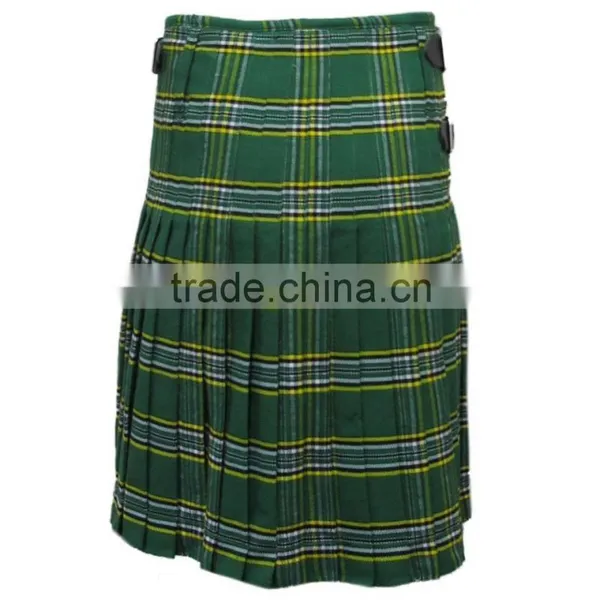 Scottish Irish National Men's Casual Tartan Kilt Made Of Fine Quality Tartan photo-3
