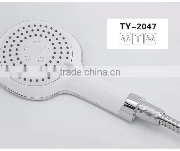 TongYing three functions abs button shower head