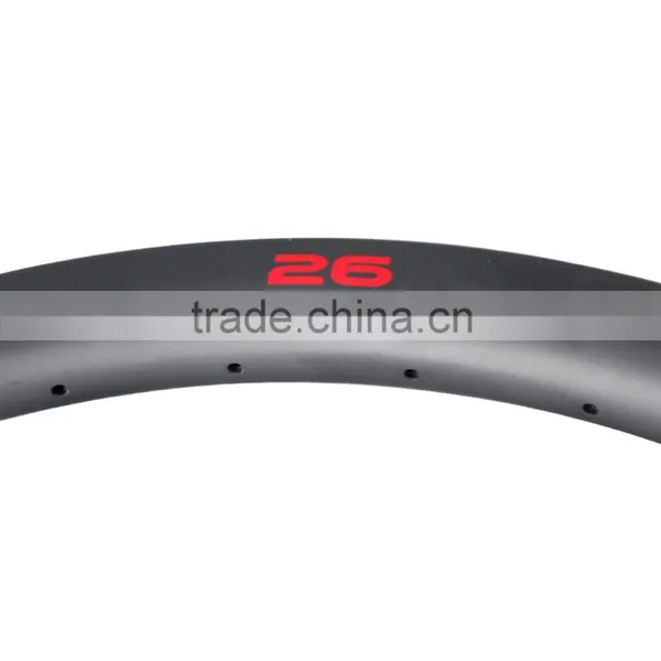 OEM 26er Carbon Clincher Bike Rims All Moutain MTB Tubeless Wheel Rims photo-6