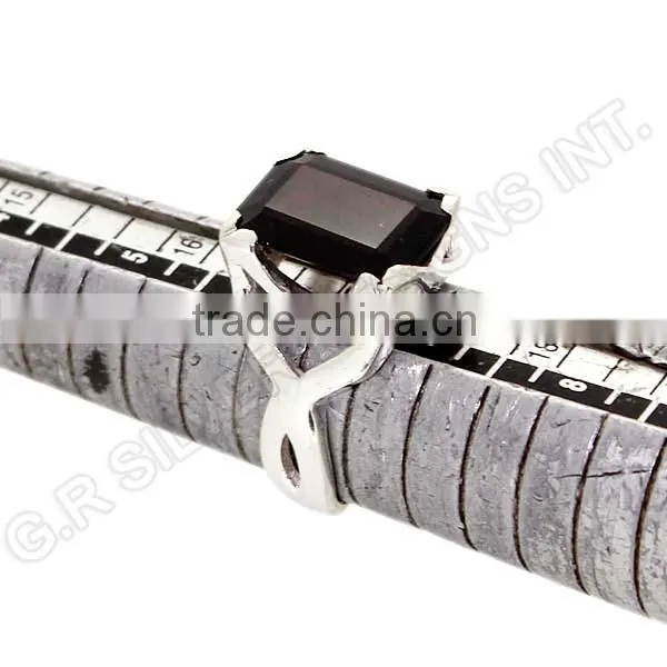 Sterling Silver 925 Garnet Gemstone Wholesale Rings,handmade Design Gemstone Silver Rings Jewellery photo-5