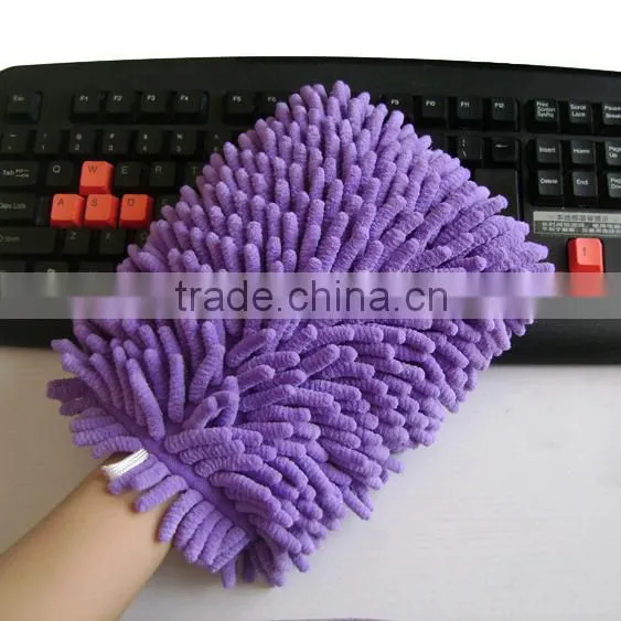 2016 Hot-selling Microfiber Chenille Cleaning Mitt photo-2
