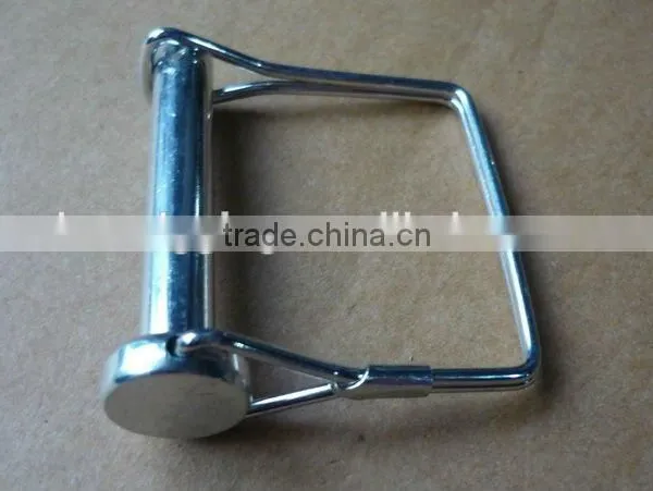 Zinc Plated & Nickel Plaed Square Shape Linch Quick Pin Hitch Pin Clip Single Winded in China Rigging Hardware photo-3
