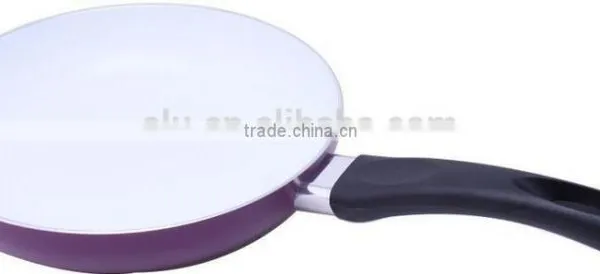 Nonstick Aluminum Fry Pan White Ceramic Coated Skillet Pan photo-2
