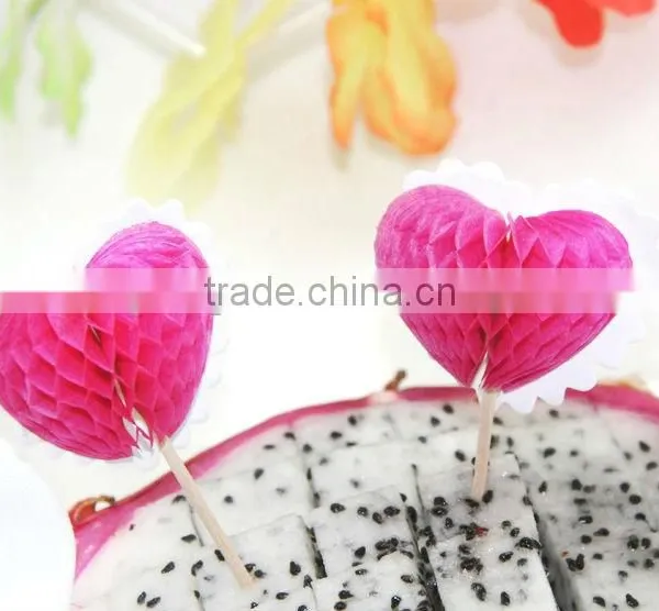 ~~New Arrival~~3D Flamingo Honeycomb Love Hearts Fruit